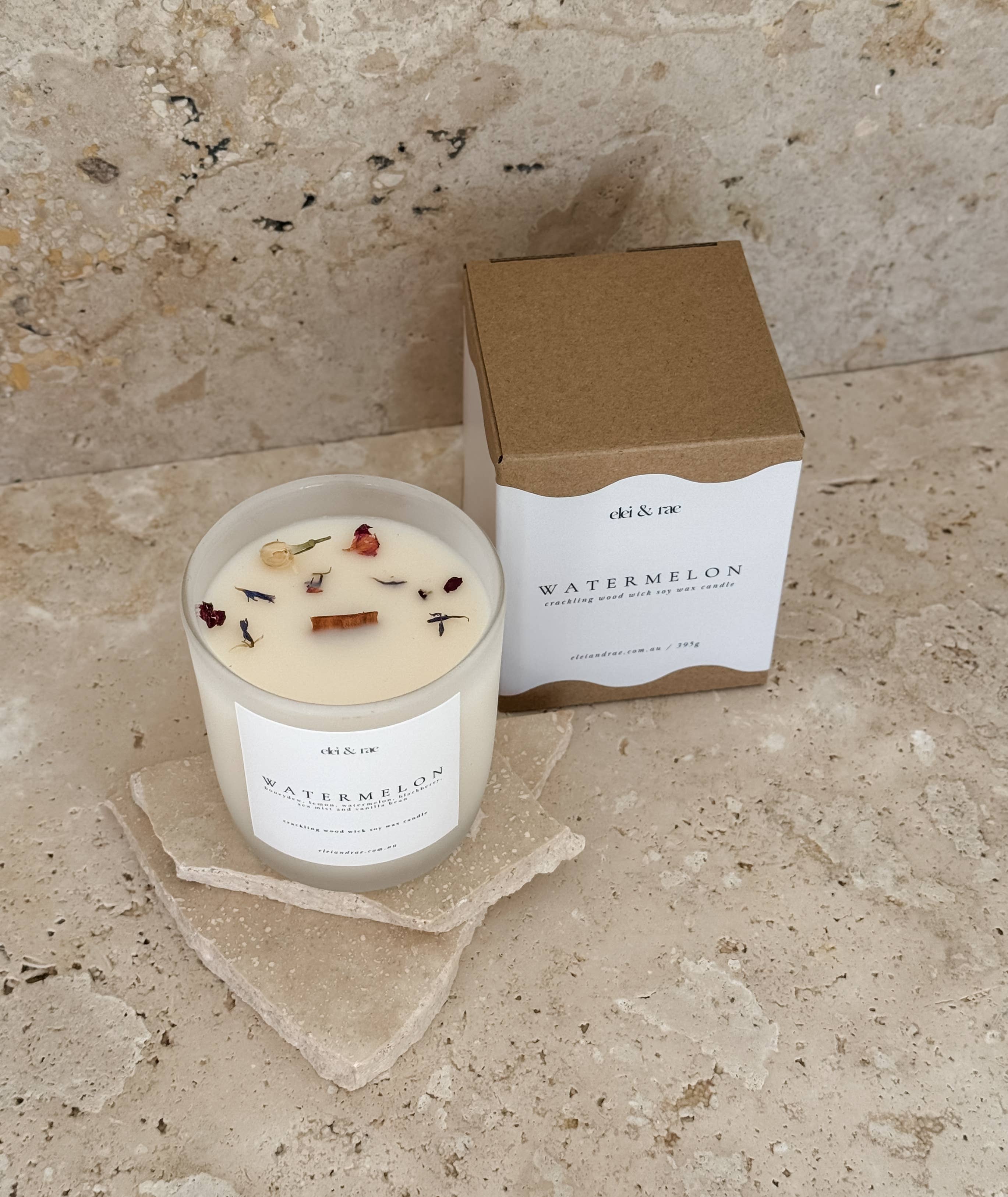 Elei & Rae – Engroshandel Glaslys – Elei & Rae signaturlys med 100 % naturlig vegansk sojavax6