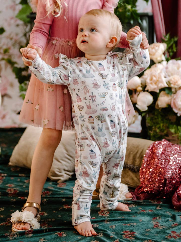 Fleur Harris - Wholesale Jumpsuit - Baby - 'Mini Party' Precious Frill Coverall Onesie