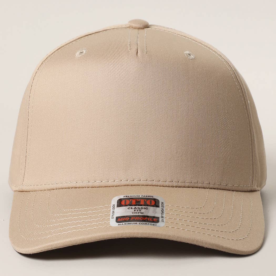 Fashion City - Wholesale Trucker Hat - Unisex - Solid Color OTTO 5 Panel Mid Profile Trucker Hat 9
