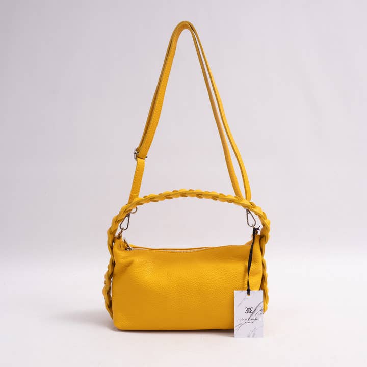 Schoudertas met gevlochten handvat 53421192 voor wholesale door Cecile Wang