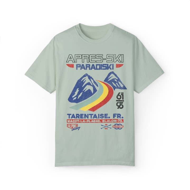 KILLER RETRO - Wholesale Screen Printed T-Shirt - Unisex - Vintage Apres-Ski Retro Graphic T-shirt3