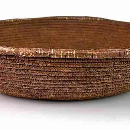 Vintage Tutsi Shallow Market Basket - Burundi for engroshandel hos The Niger Bend