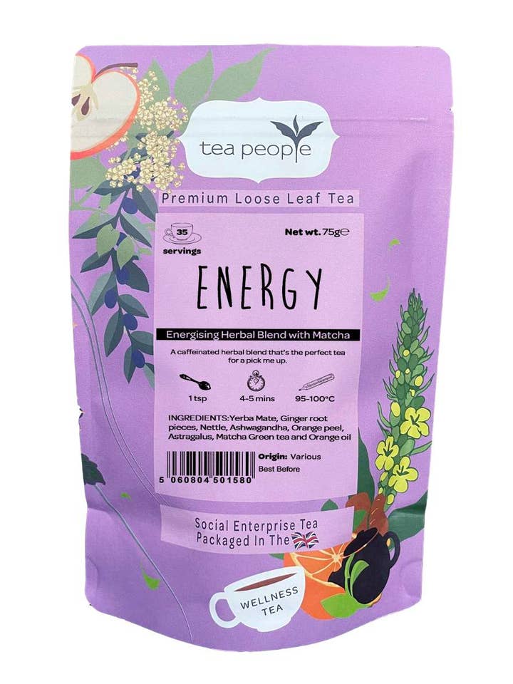 ENERGY Tea - 75g Retail Pack for wholesale by Tea People