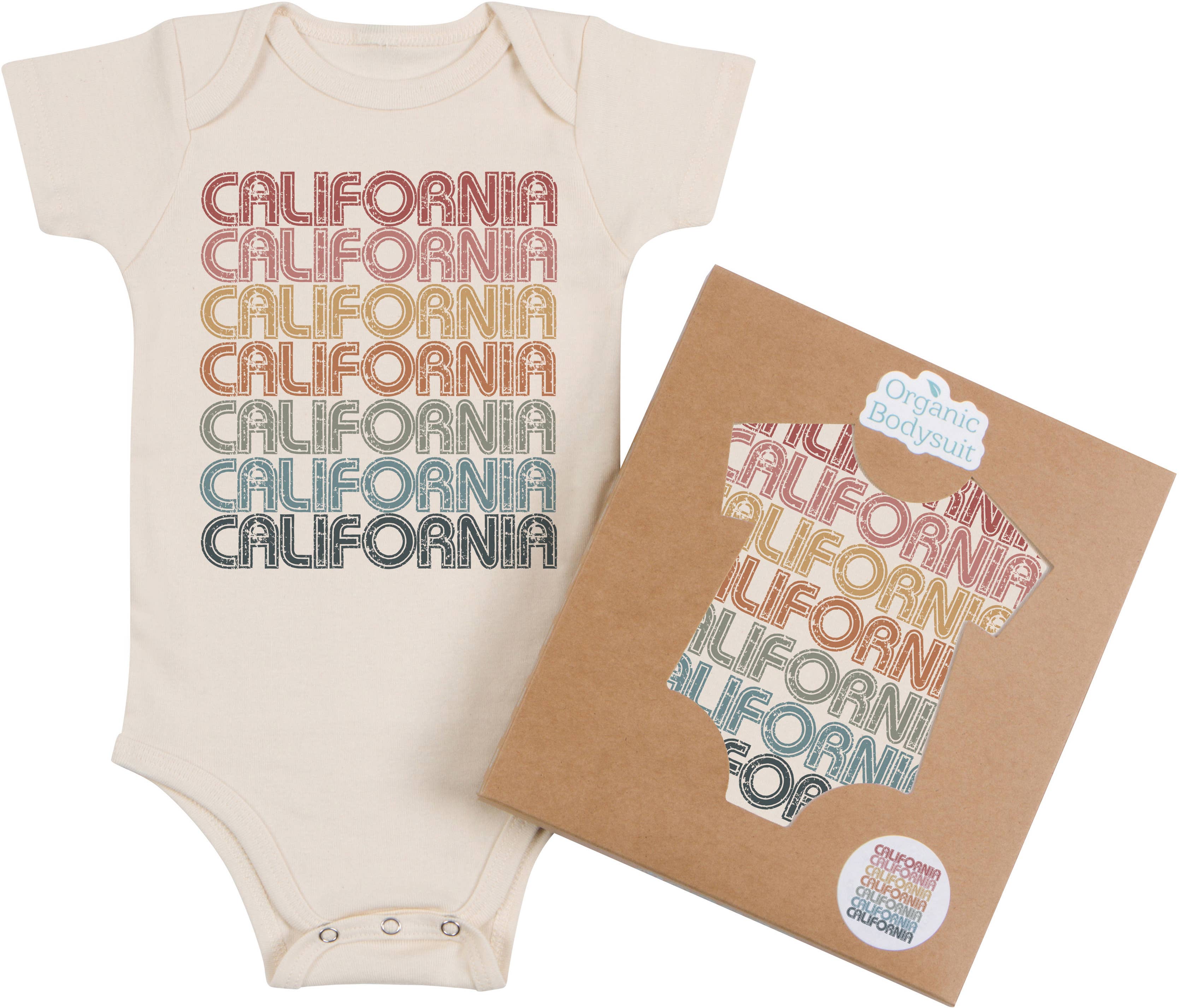 Morado Designs - Wholesale Bodysuit (Non-Footed) - Baby - Retro Repeat Earth Tones Infant & Toddler(Customizable)1