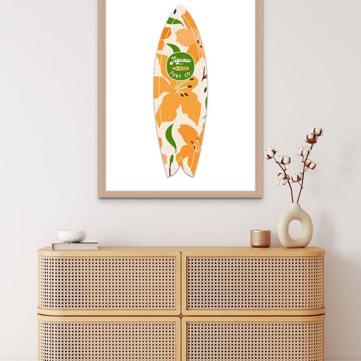 Jigsaw Surf Co. - Wholesale Puzzle - Adult - Uki Uki Surfboard Puzzle