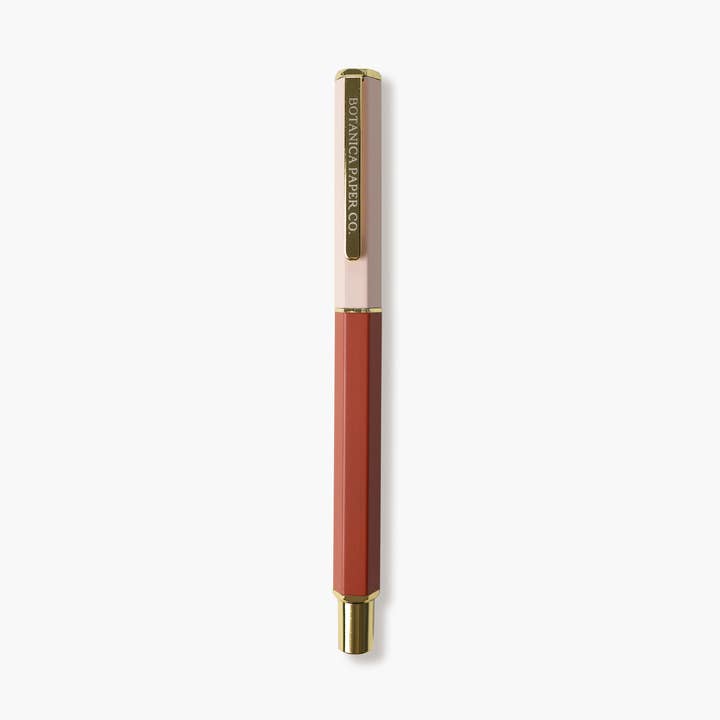 ROSE TERRACOTTA | ROLLERBALL PEN for wholesale by Botanica Paper Co.