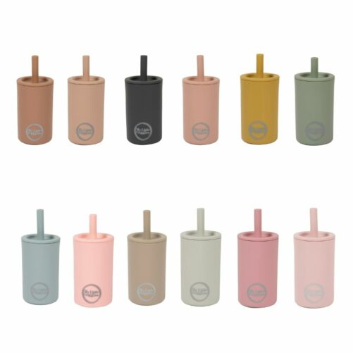 My Little Giggles - Vente Verre/tasse – enfant et bébé - Gobelet à boire et paille en silicone My Little Giggles12