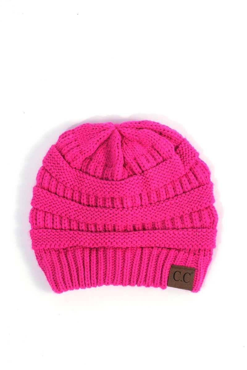 Oblige by G – Großhandel Beanie – Damen – Klassische Strickmütze mit C.C.-Etikett HAT-20A26