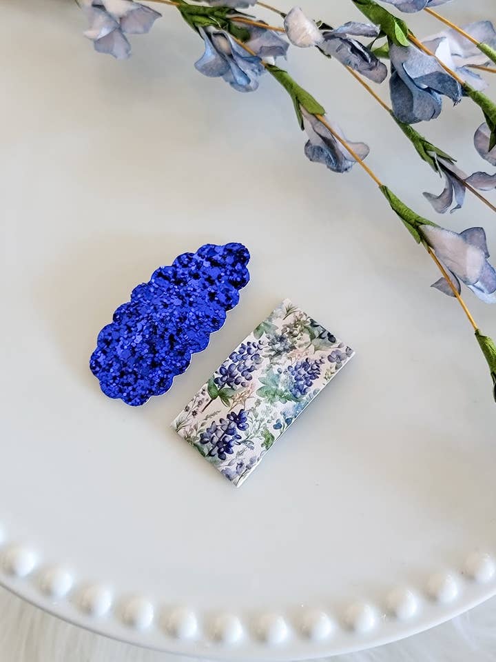 Snap Clip Mix Set - Texas Bluebonnets för wholesale av Dainty Delights Creations