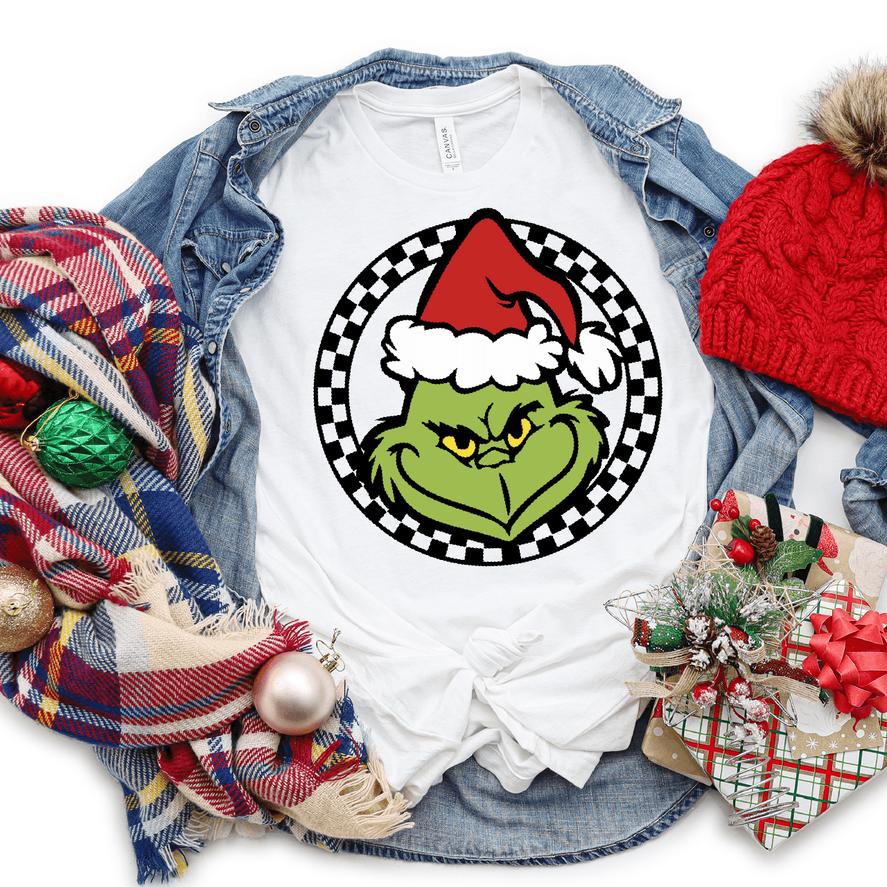 Nashville Design House - Wholesale Sublimation Transfer - Grinch Face DTF Transfer1