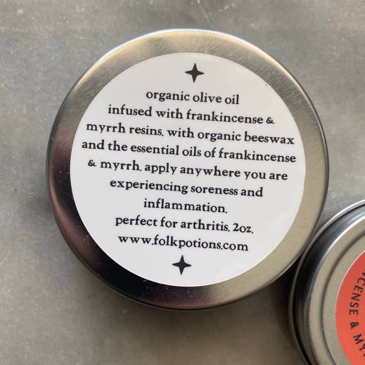 Folk Potions - Wholesale Healing Salve/Balm/Cream - Frankincense & Myrrh Salve2