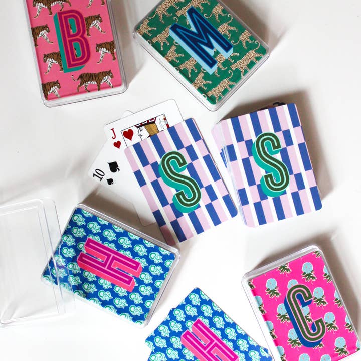 Clairebella Personalized Gifts & Pillows - Wholesale Playing Cards - Leopards Cards | Playing Cards | Monogrammed Playing Cards2