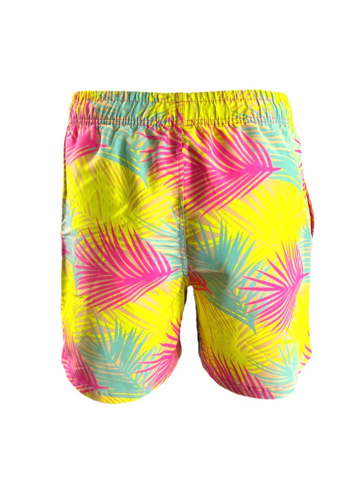 MARINA WEST SWIM - Wholesale Swim Shorts - Men's - Men's Swim Short-MP185_Multi Palms2