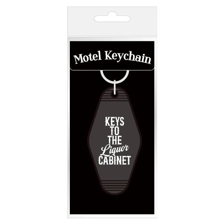 Keys To The Liquor Cabinet Motel Key Chain for wholesale by Barrel Down South
