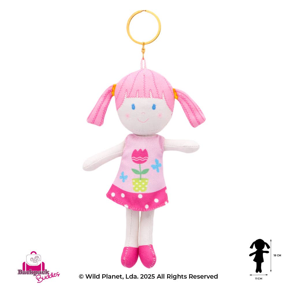 Wild Planet - Wholesale Keychain - Kids - Display with 32 Assorted Pieces Backpack Buddies 8