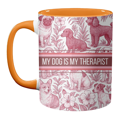 ART WOW – Caneca por atacado – Canecas 'O meu cão é o meu terapeuta'7