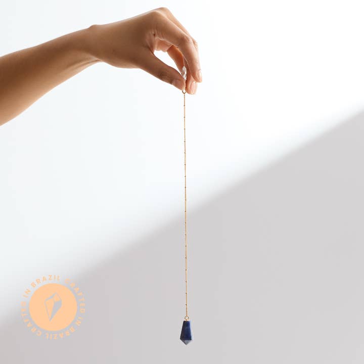 Mystical Insight Crystal Pendulum - Crafted in Brazil for wholesale by GeoCentral