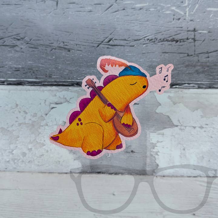 Derek the Bard Glossy die cut sticker for wholesale by Mini Geek Boutique