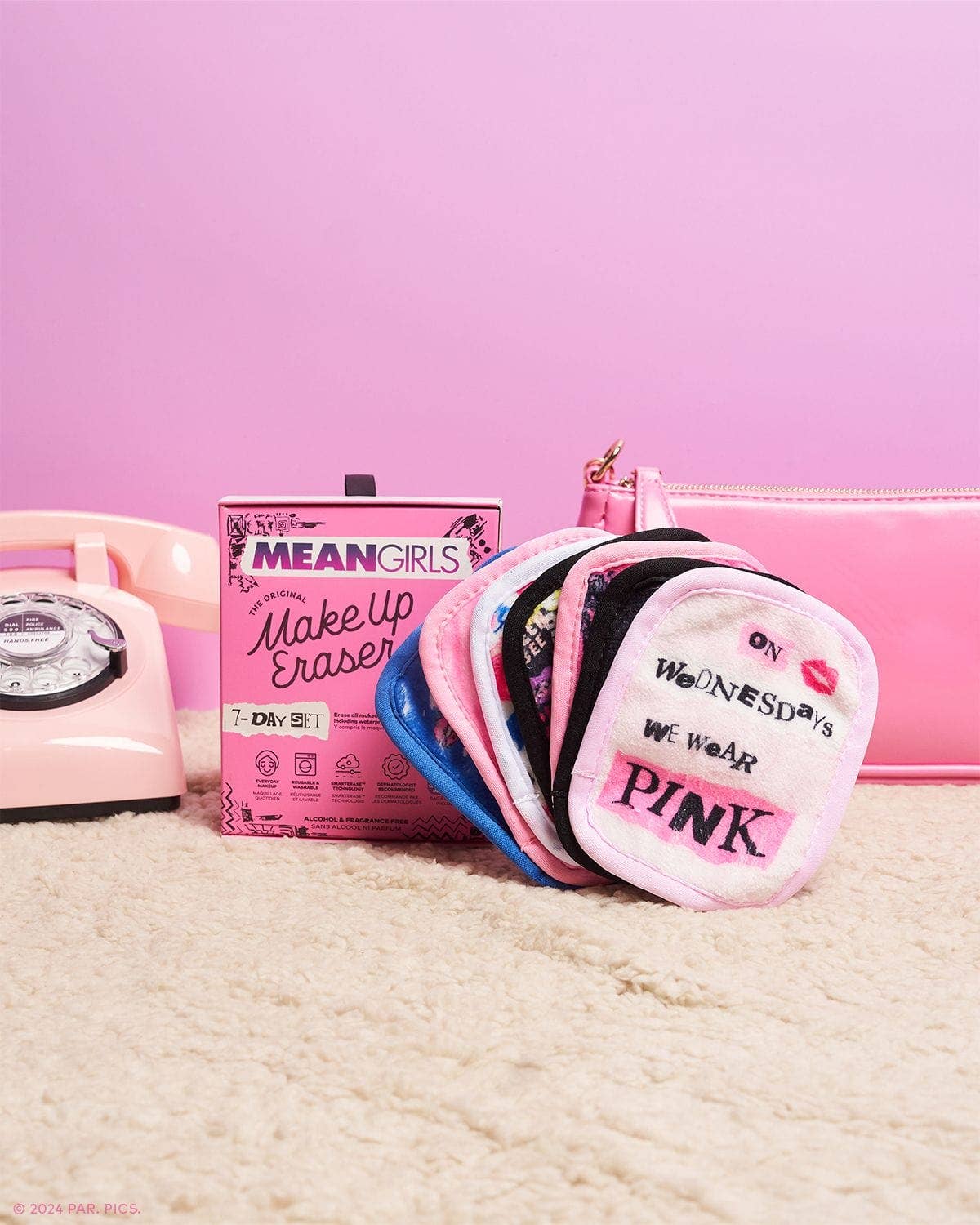 The Original MakeUp Eraser - Wholesale Make-up remover - Mean Girls MakeUp Eraser 7-Day Gift Set TM & ©2024 Paramount1