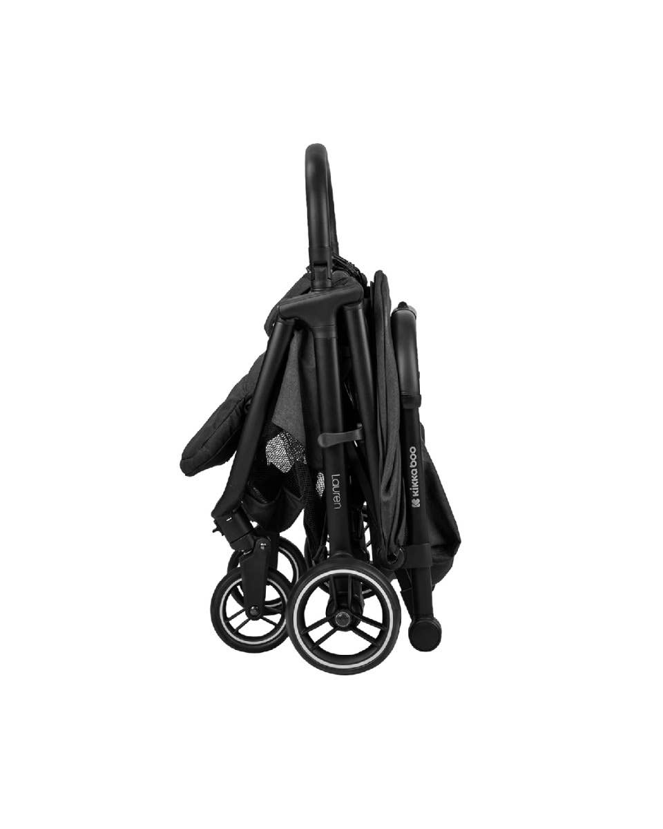 Kikkaboo – wholesale Stroller – Baby – Lauren Black Self-Folding Stroller2