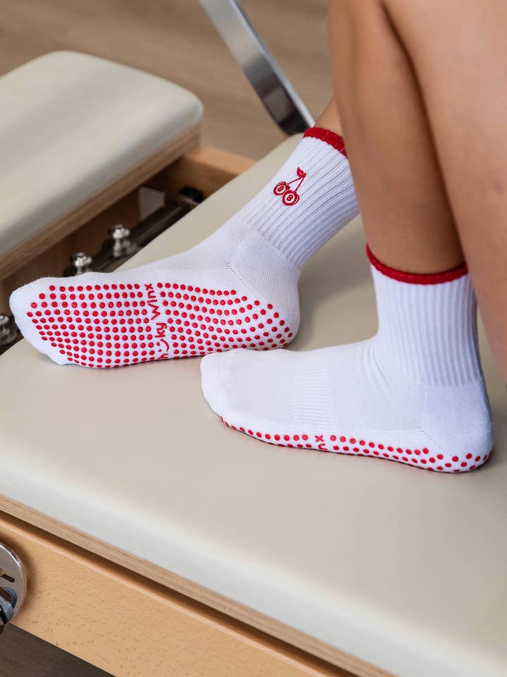 Cheeky Winx - Wholesale Socks – Unisex - Cherry Grip Socks1