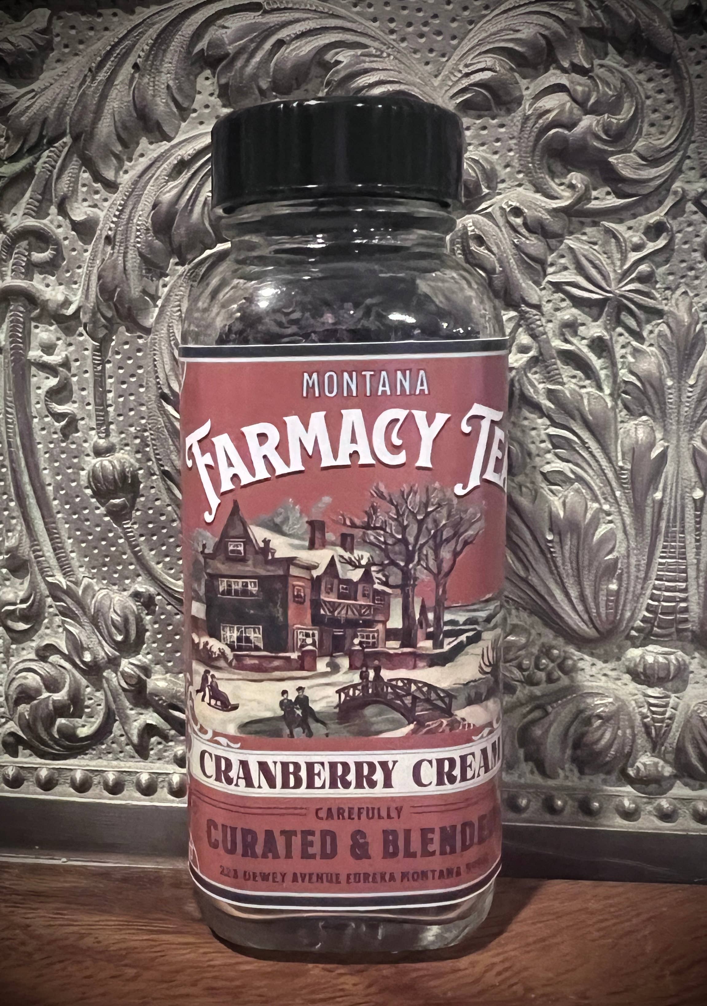 Montana Farmacy - Wholesale Loose Tea - Cranberry and Cream Vintage Holiday/ Christmas Tea