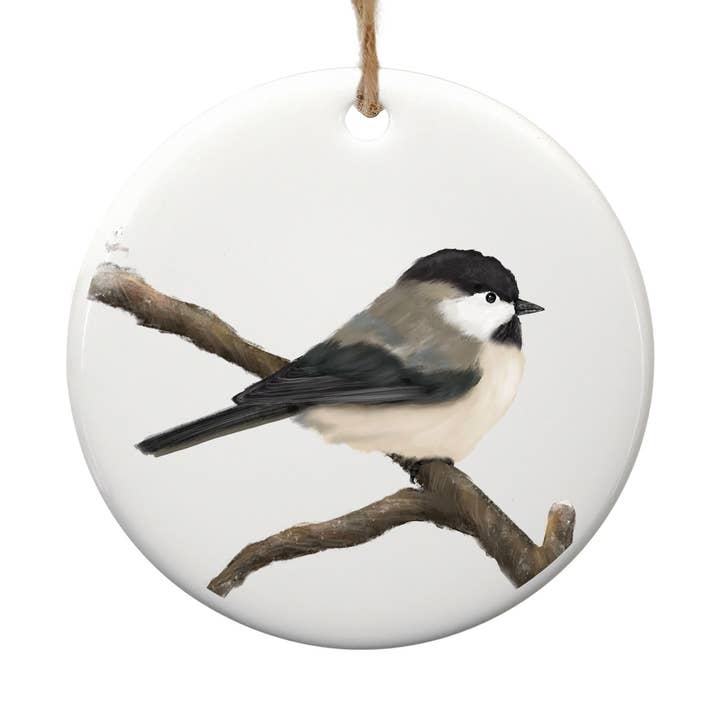 Ornement en céramique Mésange pour la vente par MerikaArt