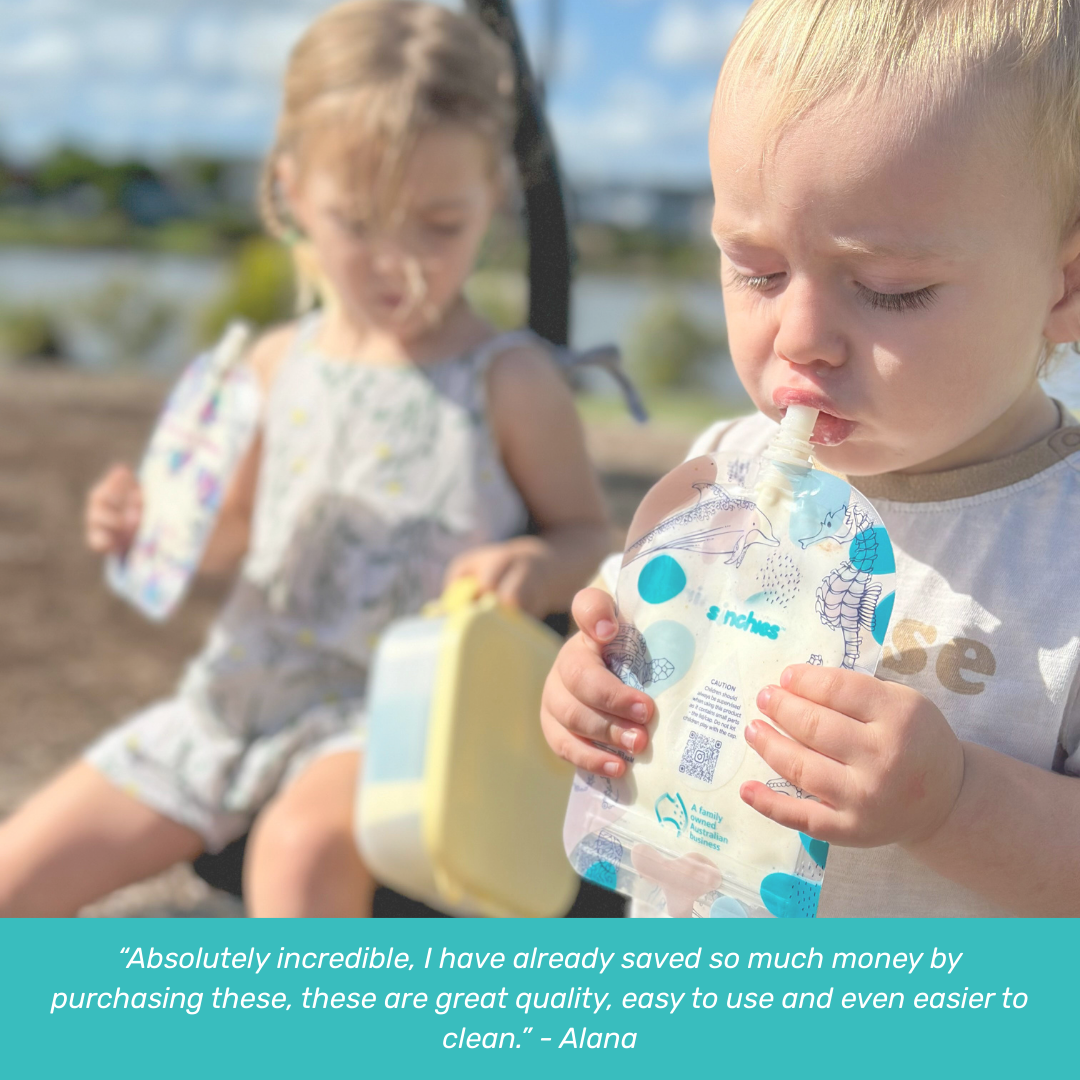 Sinchies - Wholesale Food storage wrap/bag - Sinchies 150ml Reusable Food Pouches - Under the Sea10