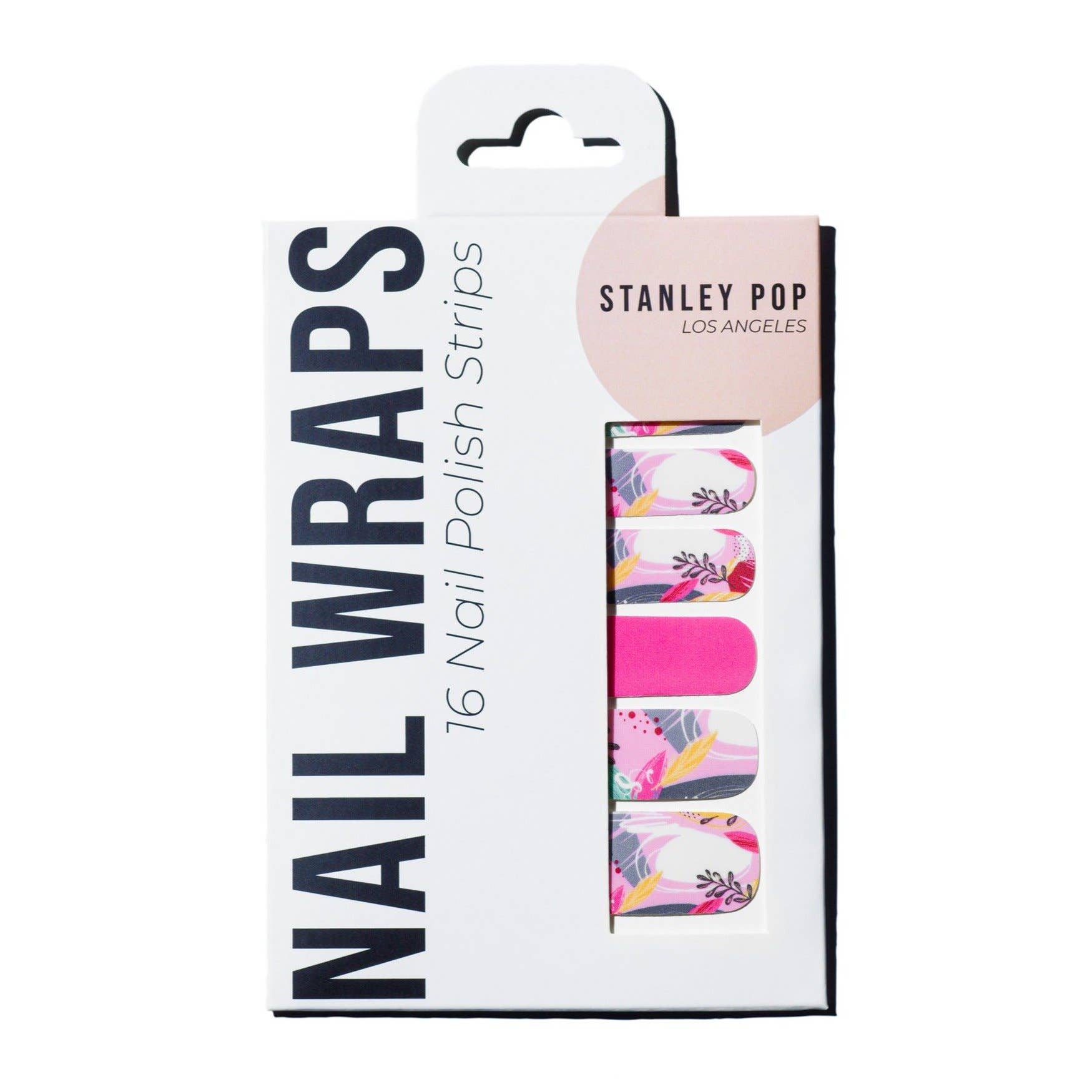 Pink Miami - Press on Nail Polish Wraps for wholesale on Faire1
