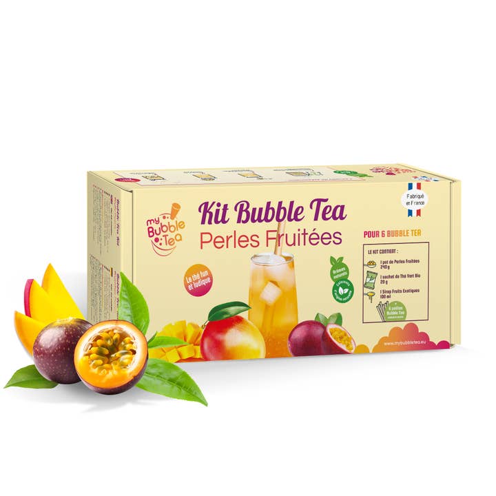 My Bubble Tea – wholesale DIY drink kit – Fruit Pearls Bubble Tea Kit - Passion