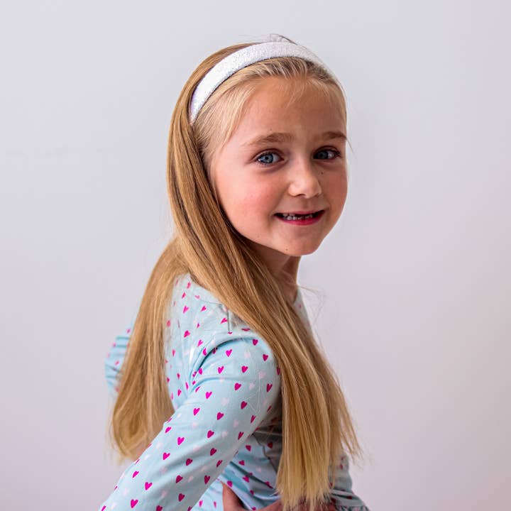 Frog Sac - Wholesale Fashion Headband - Kids - Tapered Chunky Glitter Headband16