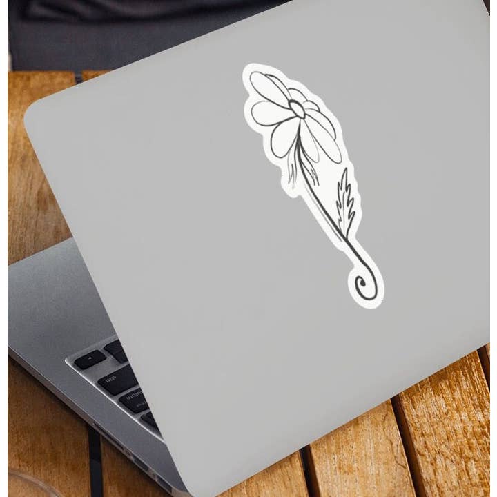 Beth Ann Erickson Designs - Wholesale Sticker - Daisy Stickers Water Bottle, Daisy Stickers5