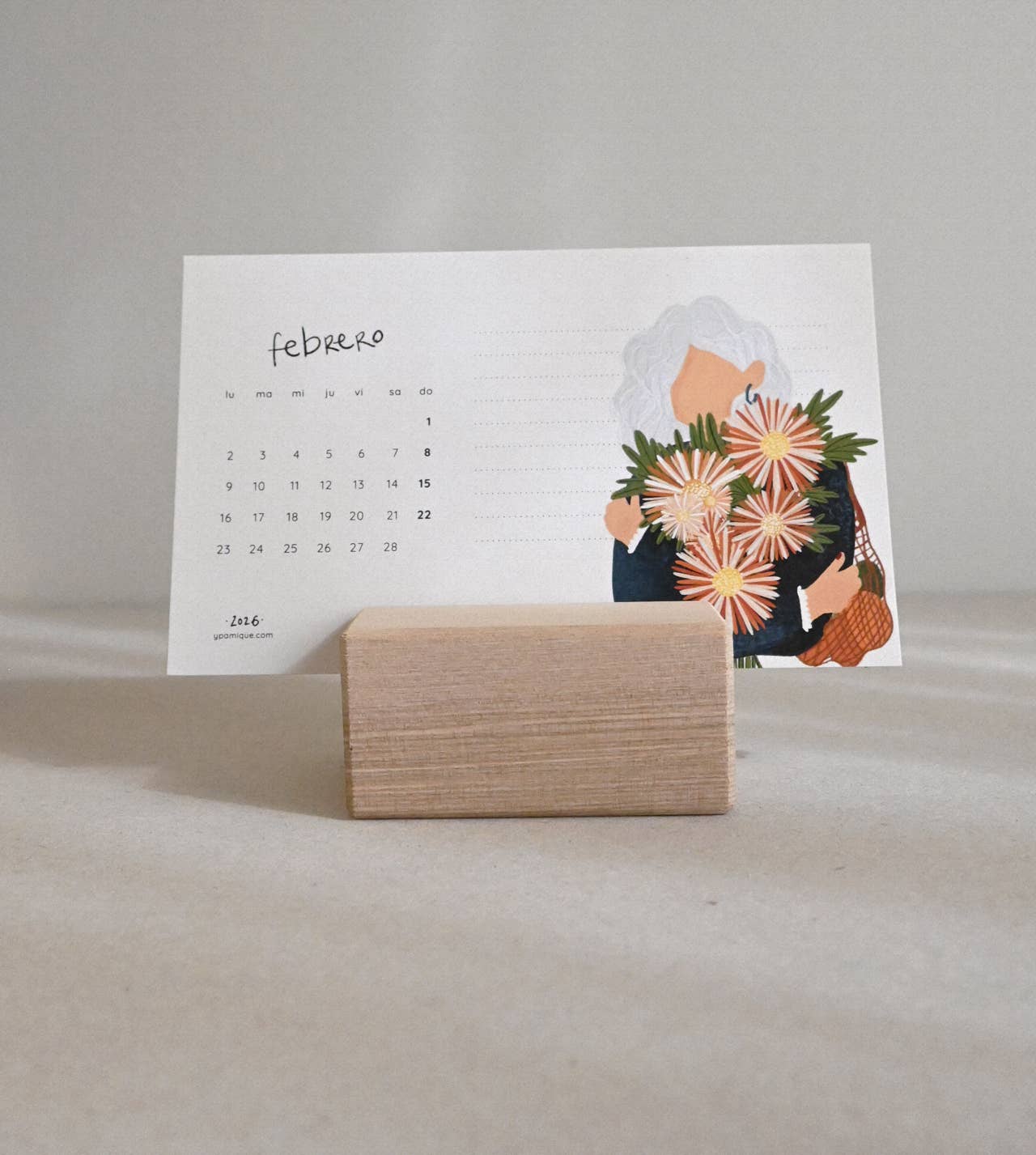 ypamiqué - Wholesale Calendar - 2026 Desk Calendar5