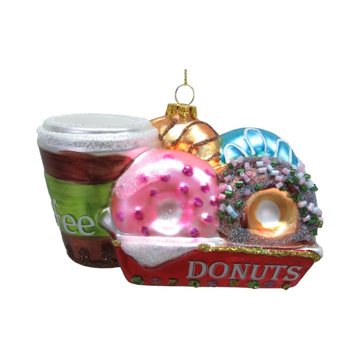Donuts w/Coffee Orn for wholesale by December Diamonds