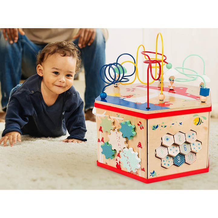 Hauck Toys - Wholesale Wood Toy - Kids - Small Foot Activity XL Center Sweet Little Bug Theme