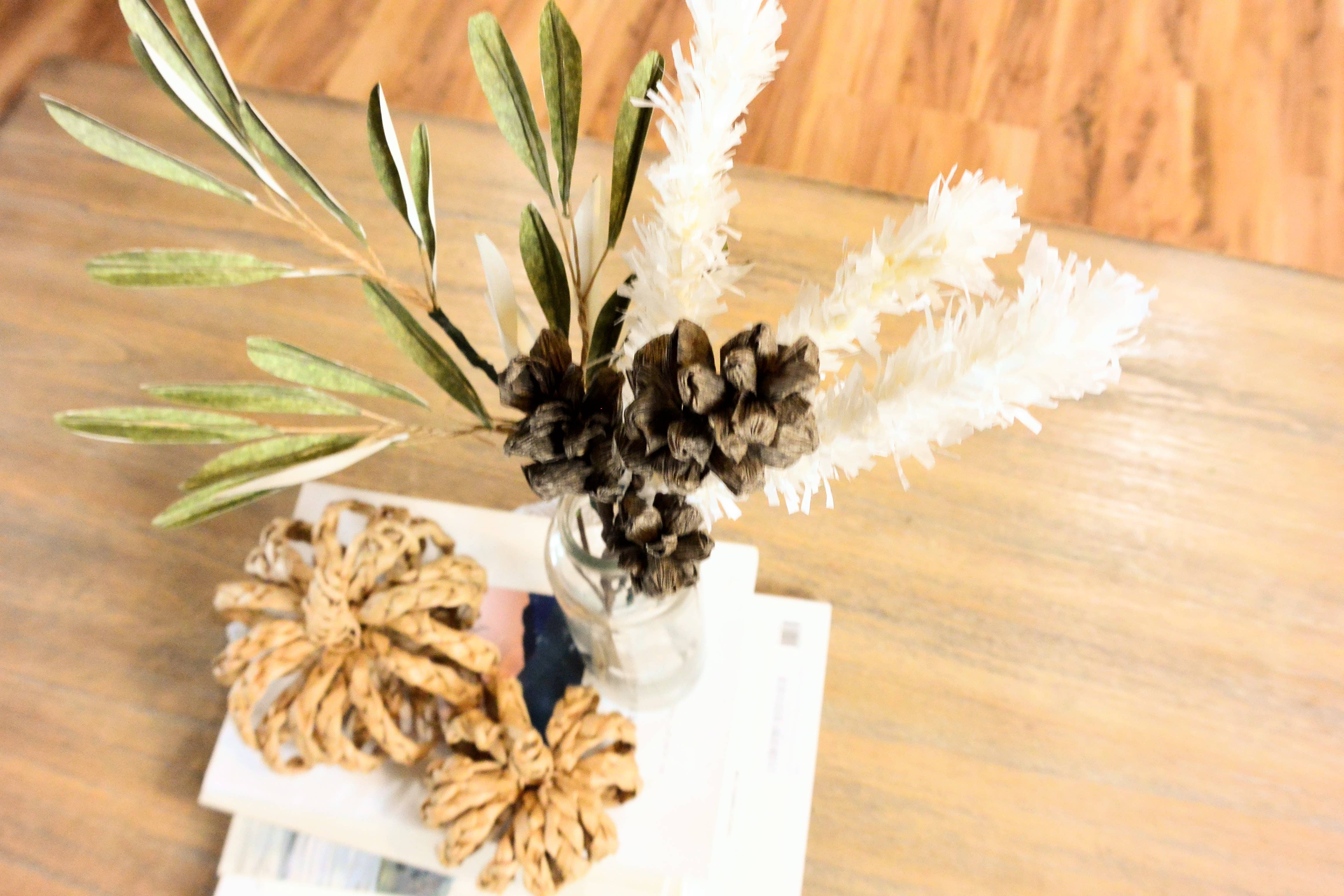 Beautiful Things By Bec - Wholesale Artificial Flowers - Paper Pampas Grass, Natural Fall Floral Decor3