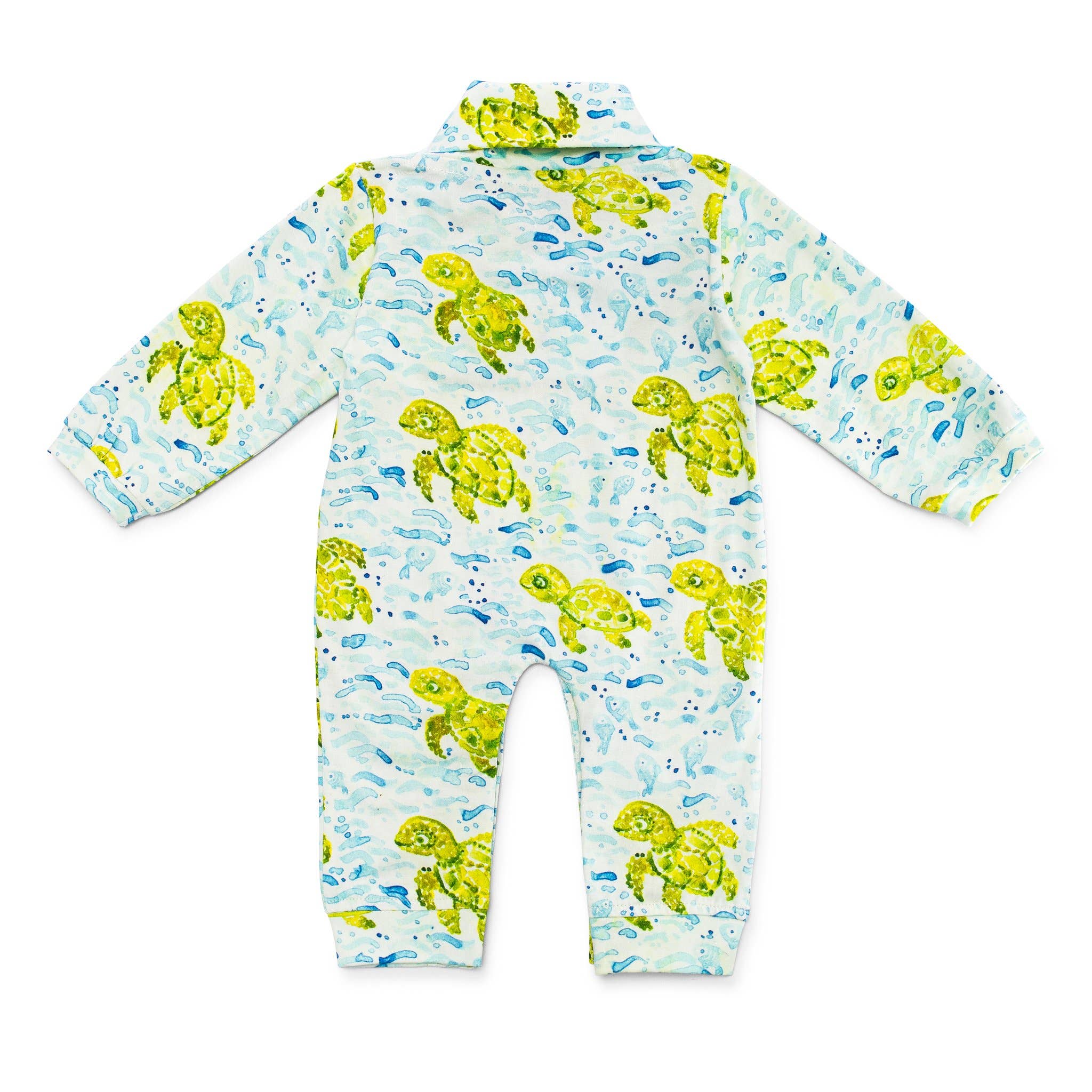 Bubsie - Wholesale Jumpsuit - Baby - Sebastian the Sea Turtle Baby One-Piece1