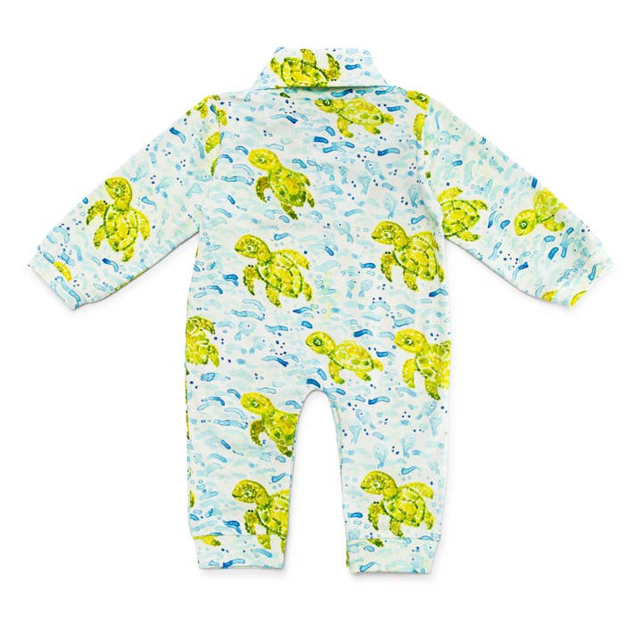 Bubsie - Wholesale Jumpsuit - Baby - Sebastian the Sea Turtle Baby One-Piece1