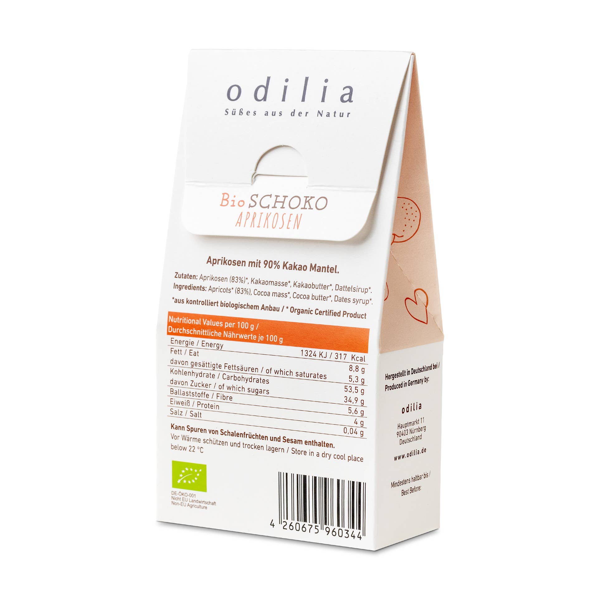 odilia - Wholesale Chocolate Covered Sweets - Organic choco apricots3