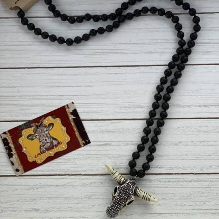 Crazy Heifers Wholesale - Wholesale Pendant/Charm Necklace - Steer Head Necklace1