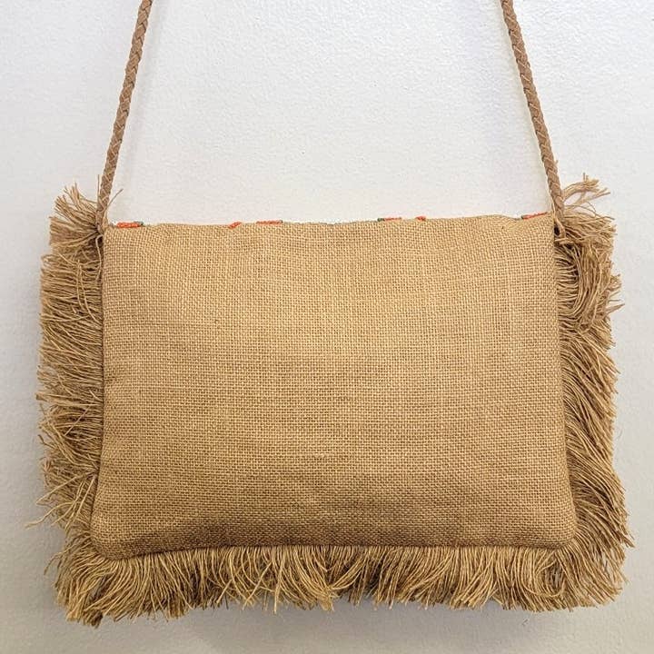 Ricki designs - Wholesale Clutch Bag - Women's - BOHEMIAN JUTE CLUTCH2