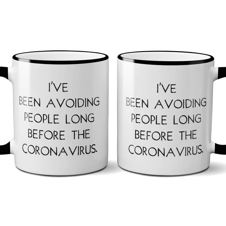 Quippy J'ai Évité les Gens Tasse pour la vente par The Buffalo Works