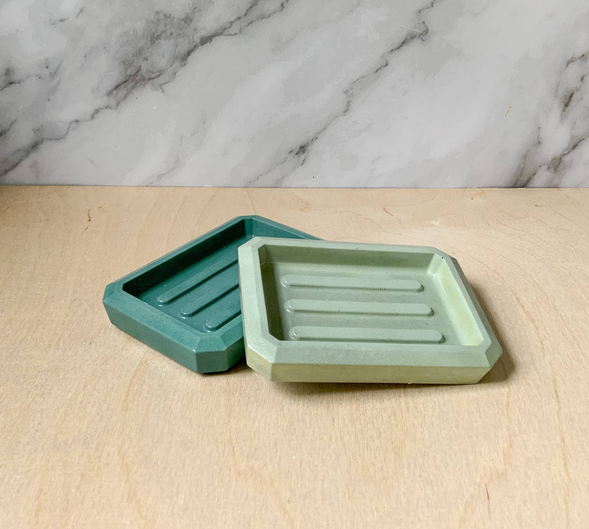 Left Corner Goods - Wholesale Bath Soap Dish - Concrete Industrial Soap Dish5
