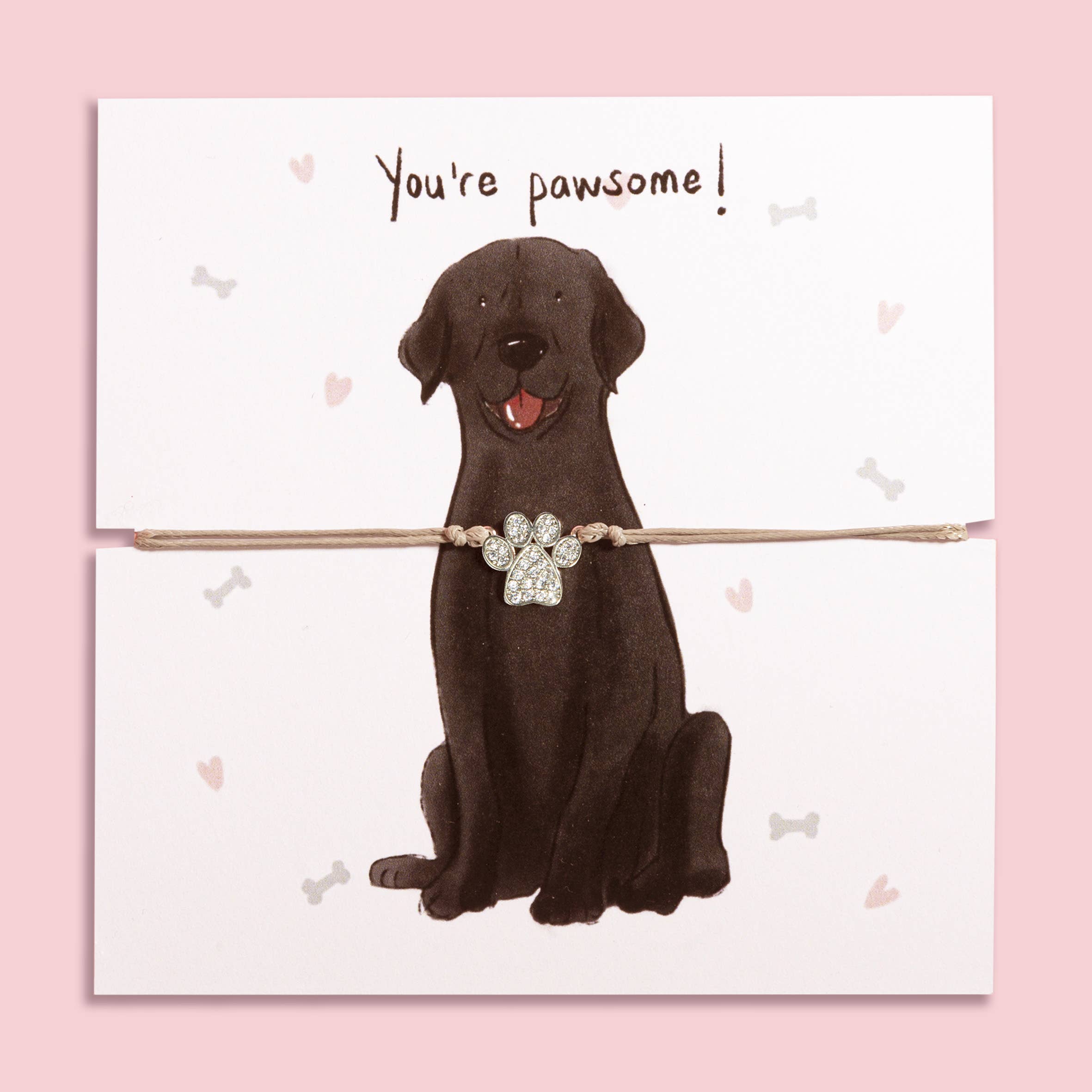 Letterbox Love Bracelets – wholesale Charm/dangle bracelet – Paws For Though Small Stand Bracelet Collection10