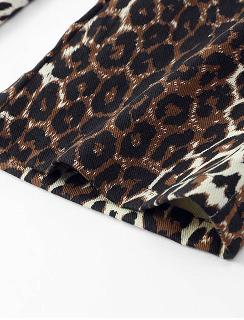 Leopard Print Wide Leg Pants for wholesale on Faire7