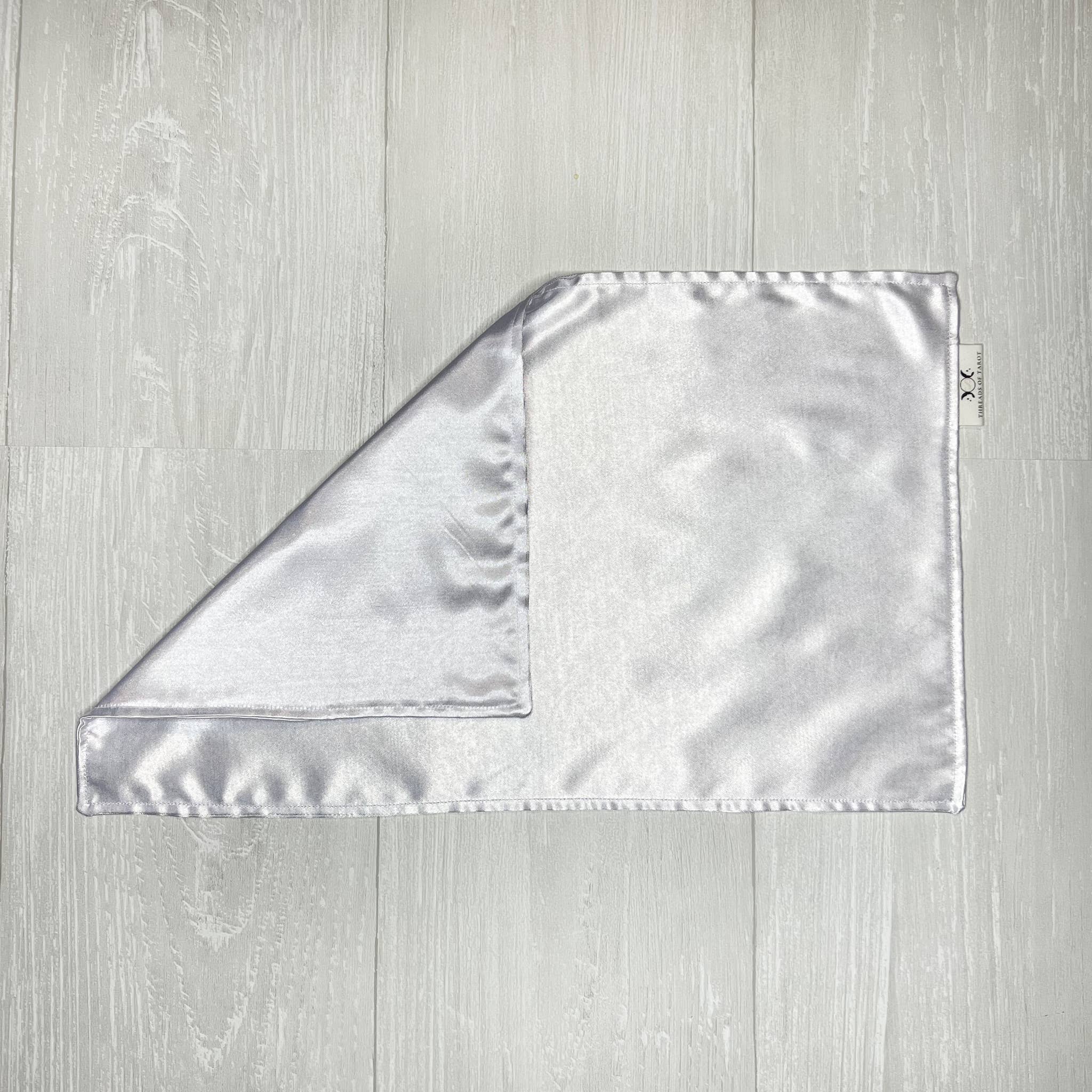 Threads of Tarot - Wholesale Tablecloth - Small White Satin Altar Cloth 3