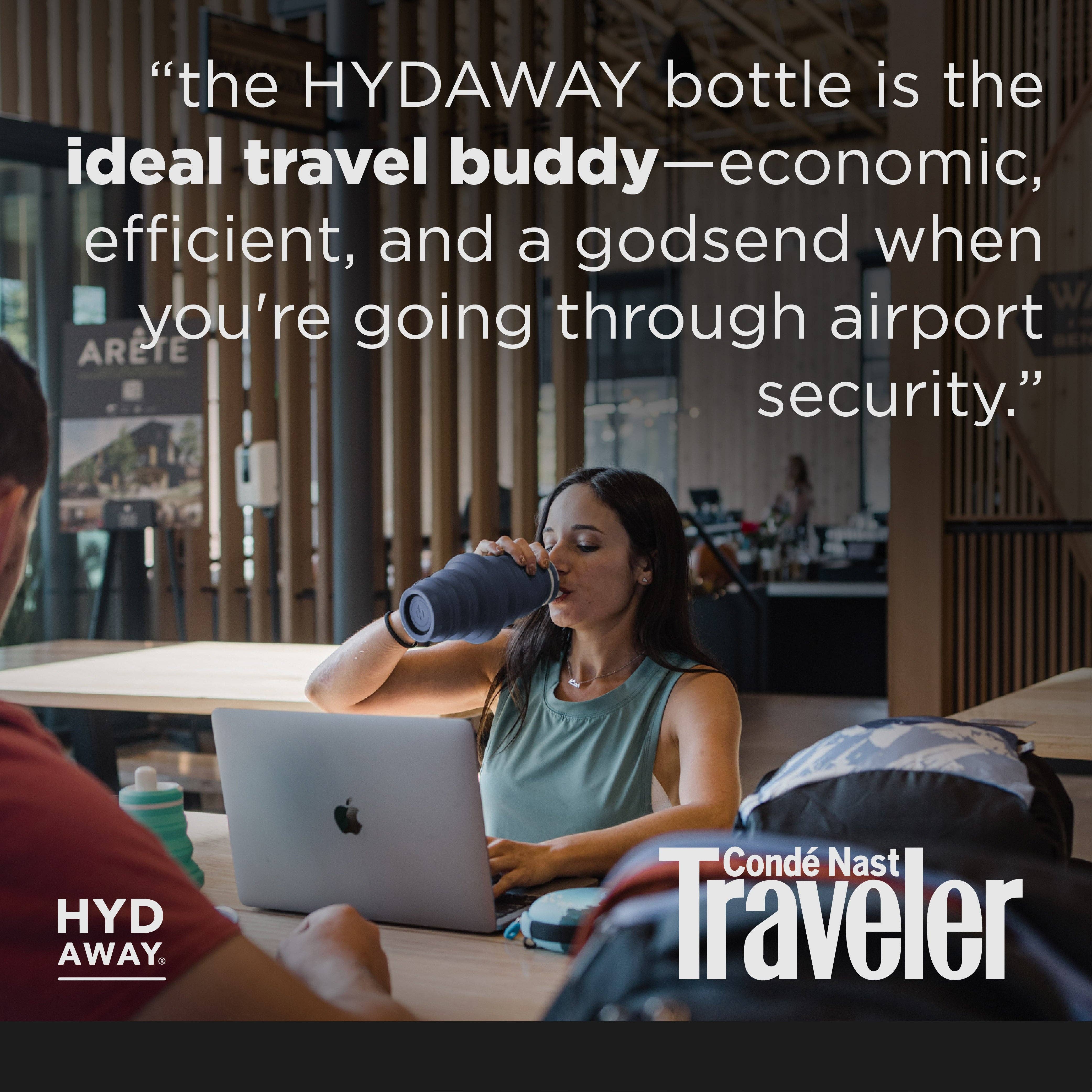 HYDAWAY – Großhandel Trinkflaschen – Zusammenklappbare Wasserflasche | 25oz45