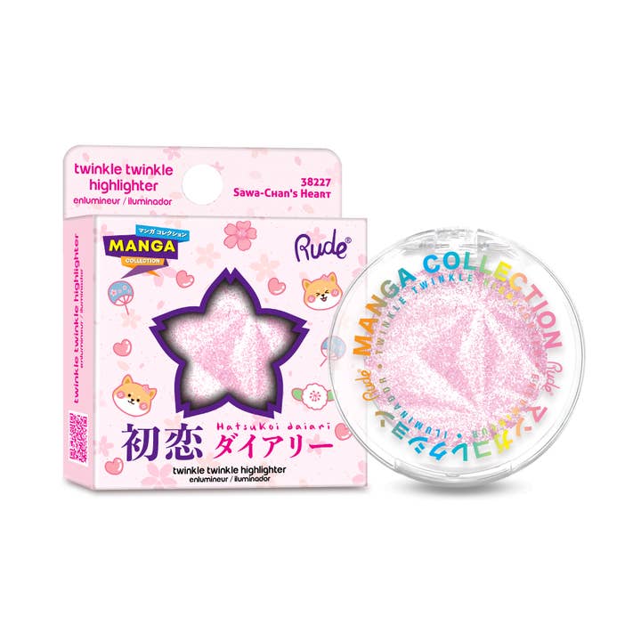 Rude Cosmetics - Wholesale Makeup Highlighter - Manga Collection Twinkle Twinkle Highlighter2