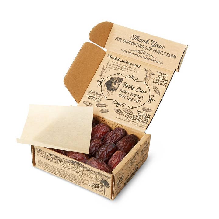 Rancho Meladuco Date Farm - Wholesale Dried/Dehydrated Fruit - 1 lb. ORGANIC Prime Medjool Dates