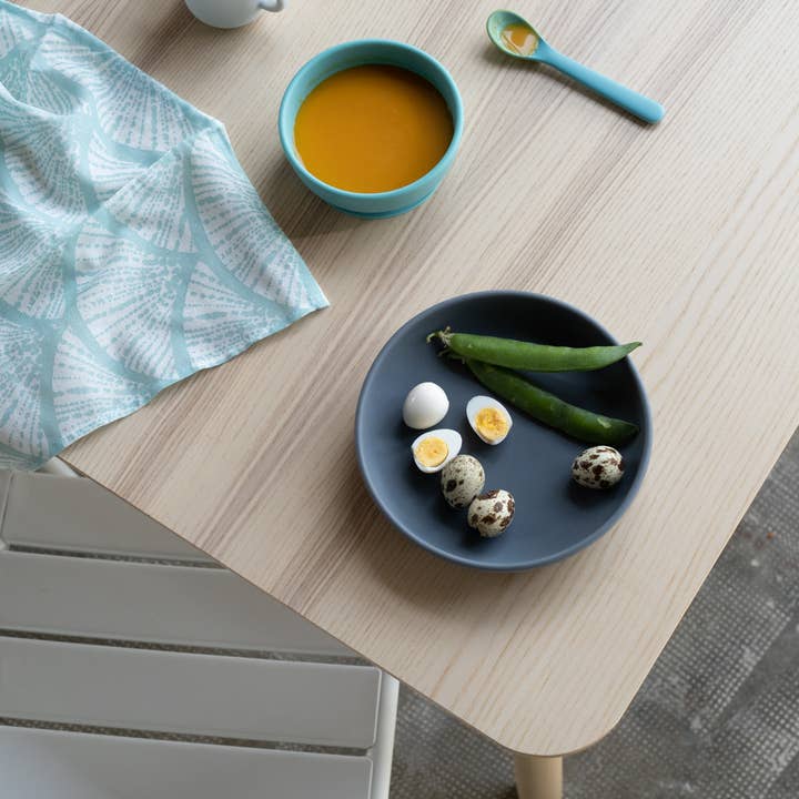 EKOBO - Wholesale Dinner Plate - Kids & Baby - Silicone Suction Plate - Storm1